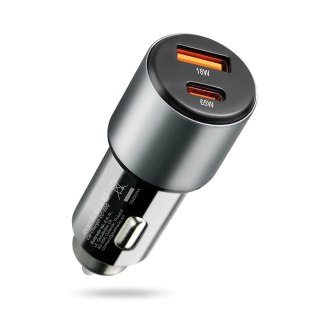 EVERACTIVE ŁADOWARKA SAMOCHODOWA 1 X USB QC3.0, 1 X USB-C PD 83W CZARNA CC-60Q