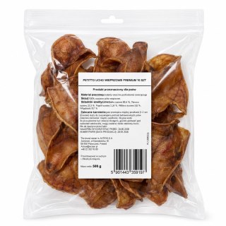 PETITTO ucho wieprzowe dla psa 10 szt 40g