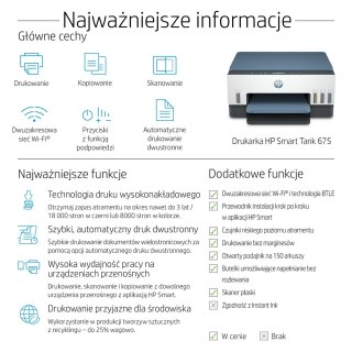 Urządzenie wielofunkcyjne HP Smart Tank 675