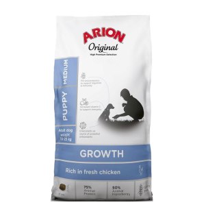 Arion original growth chicken med sucha karma dla psa 12kg