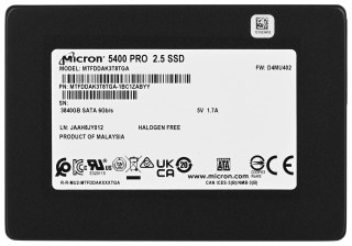 Dysk SSD Micron 5400 PRO 3.84TB SATA 2.5" MTFDDAK3T8TGA-1BC1ZABYYR (DWPD 1.5)