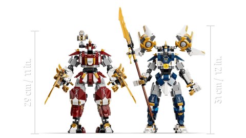 LEGO Ninjago 71870 - Bliźniacze tytanowe mechy