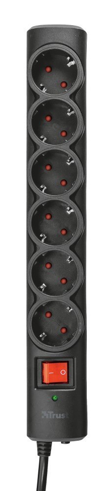 Listwa TRUST 6-PORT SURGE GUARD EU