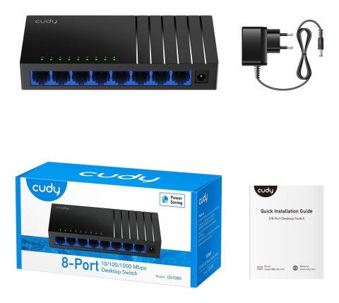 Switch CUDY GS108D 8-Port 10/100/1000
