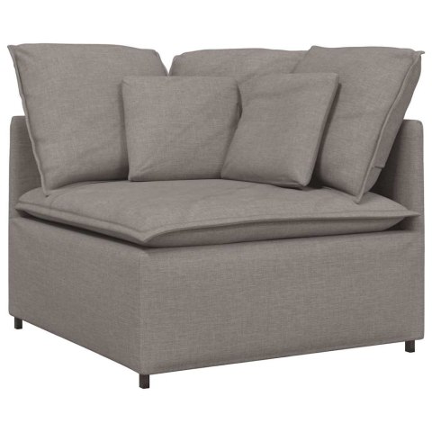 Sofa modułowa z poduszkami Tkanina Taupe