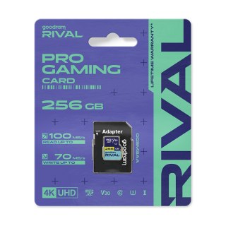 Karta pamięci microSD 256 GB V30 UHS-III Goodram Rival z adapterem