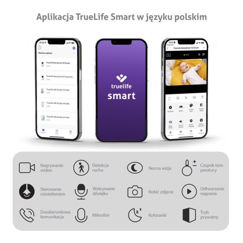 Niania elektroniczna TrueLife NannyCam S3 Smart