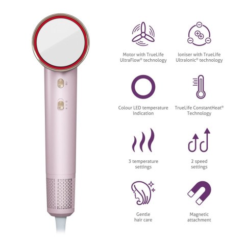 Suszarka do włosów TrueLife HairDryer D6