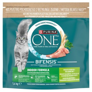 Purina ONE Indoor Formula Kot Indyk 1.4kg