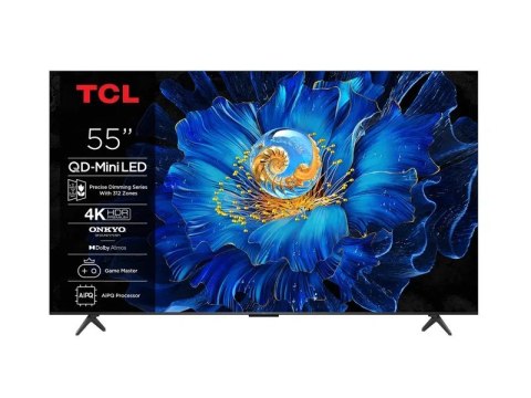 Telewizor TCL 55C61KS QD-Mini LED 55'' 4K Ultra HD Google TV Dolby Atmos DVB-T2 Czarny (OUTLET)