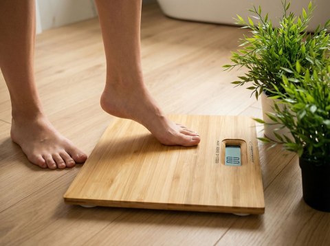 Waga łazienkowa Esperanza Bamboo EBS012 (kolor brązowy)