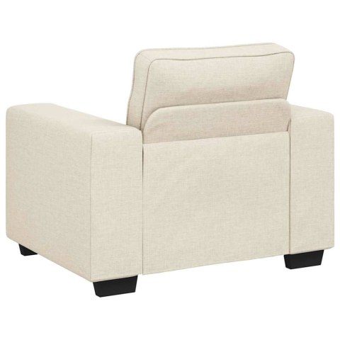 Sofa 3 pcs Beżowy 221 x 80 x 82 cm Tkanina lniana