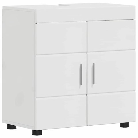 Zestaw mebli łazienkowych TULUM 5 pcs Wysoki połysk biały