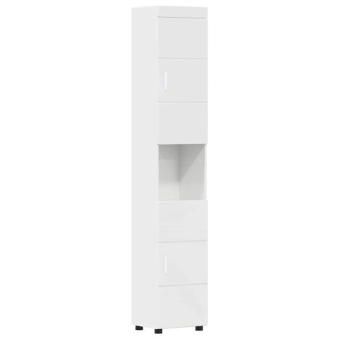 Zestaw mebli łazienkowych TULUM 5 pcs Wysoki połysk biały