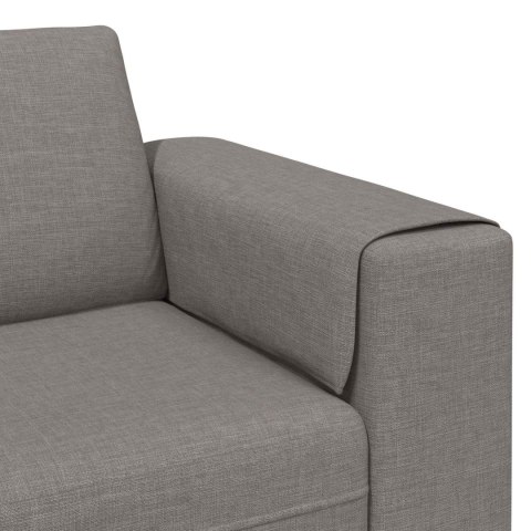 Sofa do salonu 3 pcs Ciemnoszary Poliester