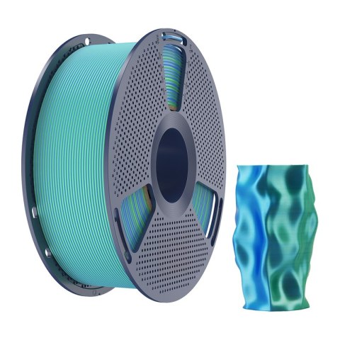 Filament SUNLU PLA+ Silk Dual Color 1.75mm 1kg (niebiesko-zielony)