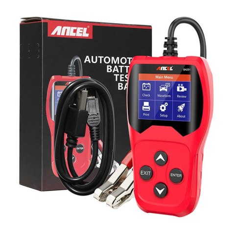 Tester akumulatorów ANCEL BA201 8-16V DC