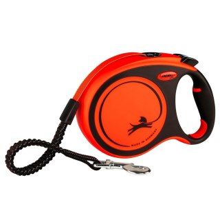 FLEXI Smycz XTREME L taśma 8m - do 55kg pomarańczowa