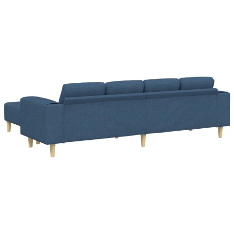 Sofa do salonu 3 pcs Niebieski Poliester