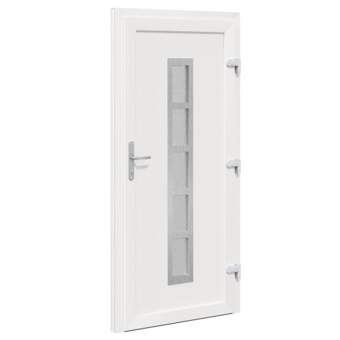 Drzwi Frontowe Biały 108 x 208 cm PVC