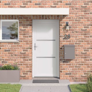 Drzwi Frontowe Biały 108 x 208 cm PVC