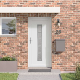 Drzwi Frontowe Biały 98 x 200 cm PVC