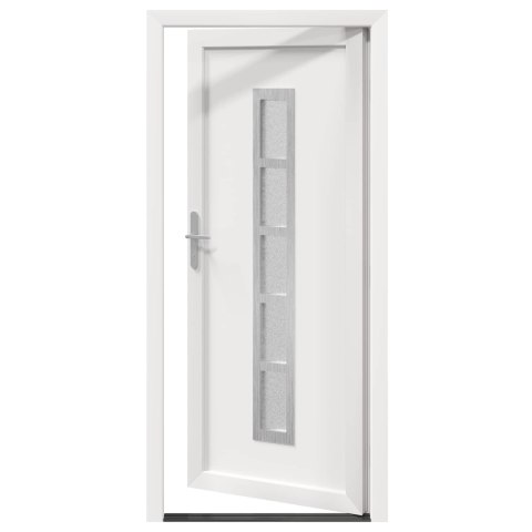 Drzwi Frontowe Biały 98 x 200 cm PVC