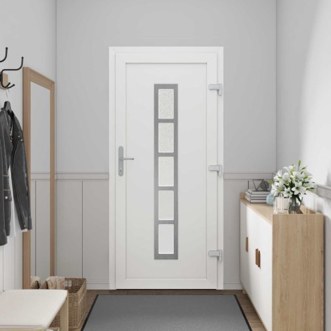 Drzwi Frontowe Biały 98 x 200 cm PVC