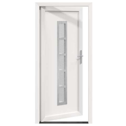Drzwi Frontowe Biały 98 x 200 cm PVC
