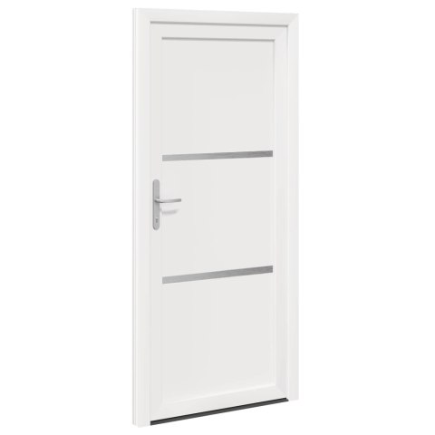 Drzwi Frontowe Biały 98 x 200 cm PVC