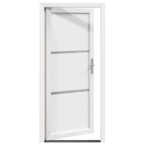 Drzwi Frontowe Biały 98 x 200 cm PVC