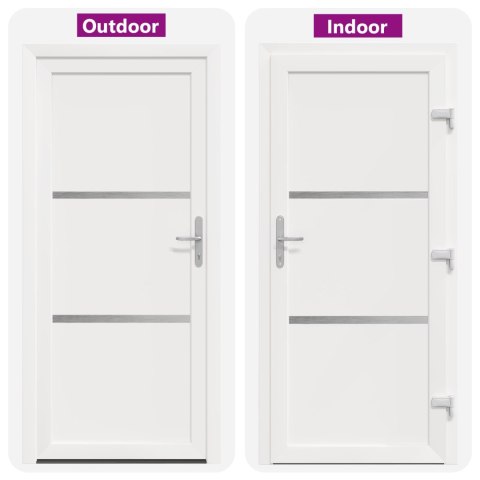 Drzwi Frontowe Biały 98 x 200 cm PVC