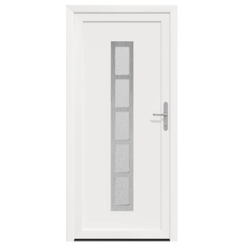 Drzwi Frontowe Biały 98 x 208 cm PVC
