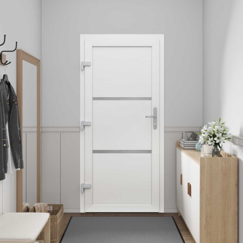 Drzwi Frontowe Biały 98 x 208 cm PVC