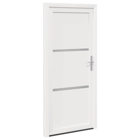 Drzwi Frontowe Biały 98 x 208 cm PVC