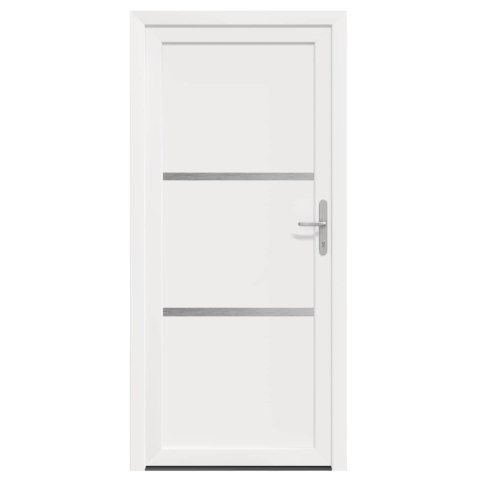 Drzwi Frontowe Biały 98 x 208 cm PVC