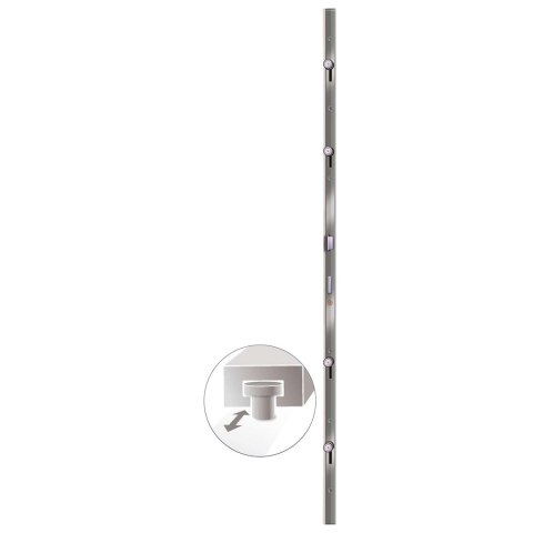 Drzwi Frontowe antracytowy 88 x 200 cm PVC