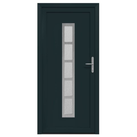 Drzwi Frontowe antracytowy 88 x 200 cm PVC