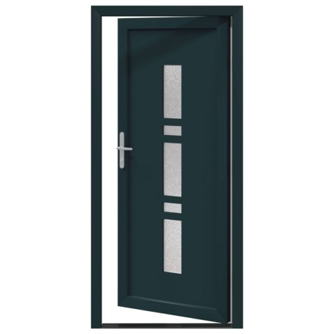 Drzwi Frontowe antracytowy 88 x 200 cm PVC
