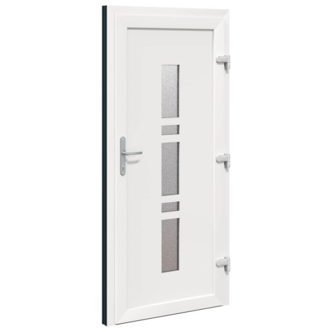 Drzwi Frontowe antracytowy 88 x 200 cm PVC