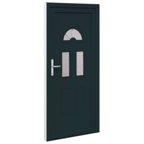 Drzwi Frontowe antracytowy 98 x 198 cm PVC