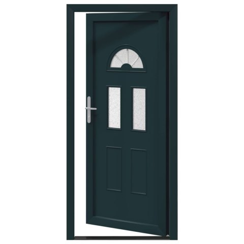 Drzwi Frontowe antracytowy 98 x 198 cm PVC