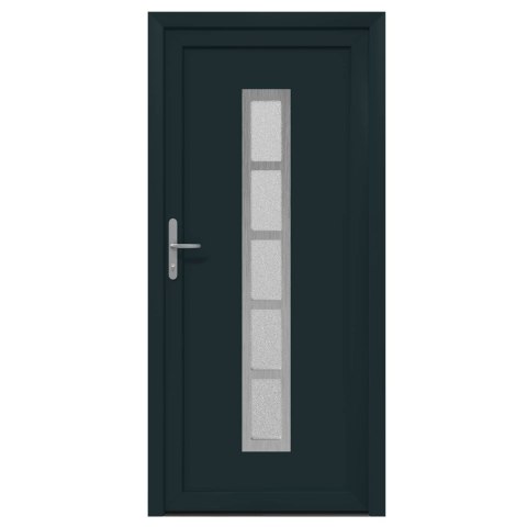 Drzwi Frontowe antracytowy 98 x 200 cm PVC