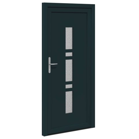 Drzwi Frontowe antracytowy 98 x 200 cm PVC