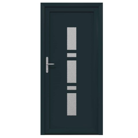 Drzwi Frontowe antracytowy 98 x 200 cm PVC