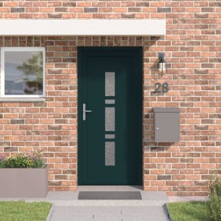 Drzwi Frontowe antracytowy 98 x 208 cm PVC