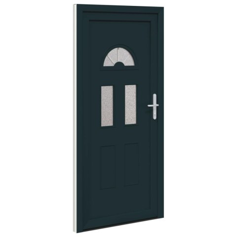 Drzwi Frontowe antracytowy 98 x 208 cm PVC