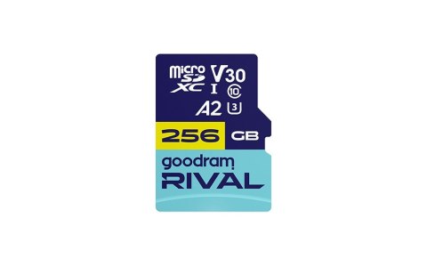 GOODRAM microSDXC 256GB V30 A2 UHS I U3 RIVAL + adapter