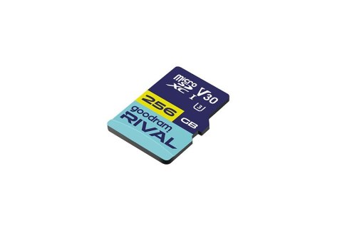 GOODRAM microSDXC 256GB V30 UHS I U3 RIVAL + adapter