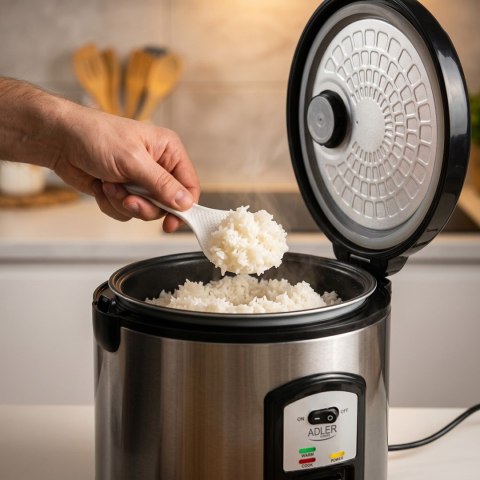 Garnek do ryżu Adler AD 6406 (1.5l; kolor inox)